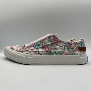 Blowfish Malibu Marley Women ZS001 Size 7.5 Floral Cotton Comfort Slip On Shoes